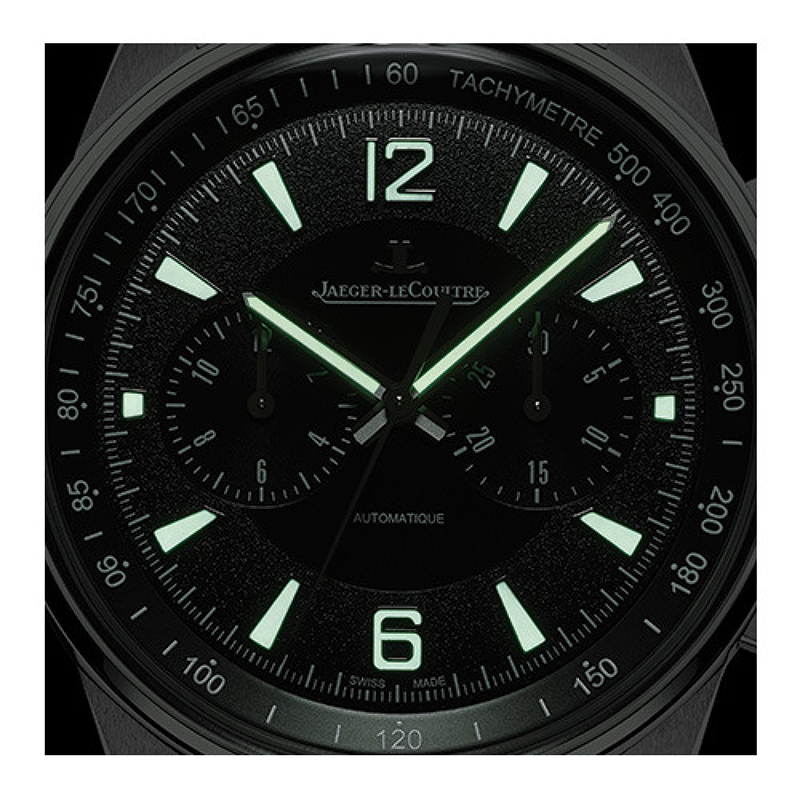 Jaeger LeCoultre Polaris Chronograph Q9028471 lume