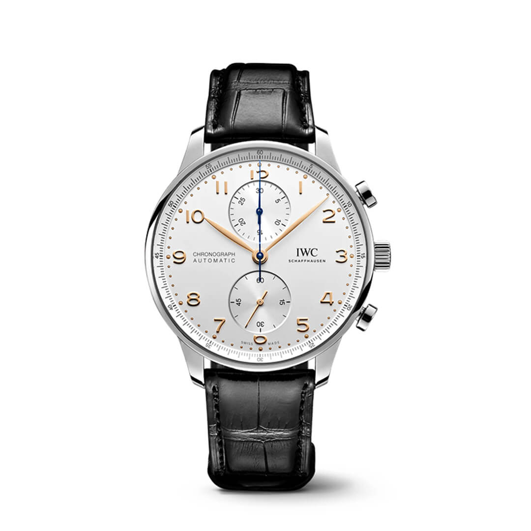 IWC Portugieser Chronograph IW371604 Shop now in Canberra, Perth, Sydney, Sydney Barangaroo, Melbourne, Melbourne Airport & Online