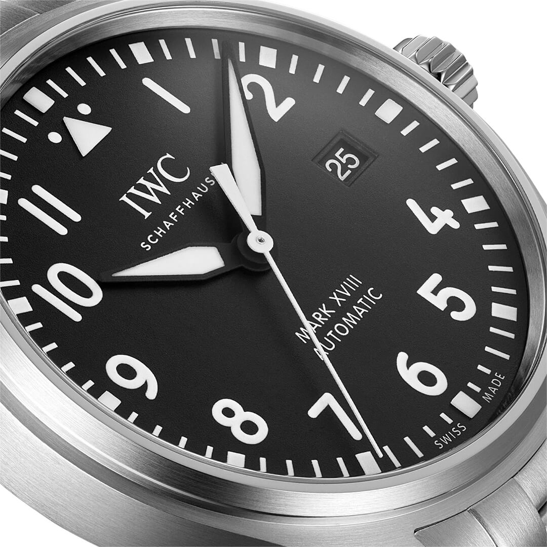 IWC Pilot’s Watch Mark XVIII IW327015 Shop now in Canberra, Perth, Sydney, Sydney Barangaroo, Melbourne, Melbourne Airport & Online