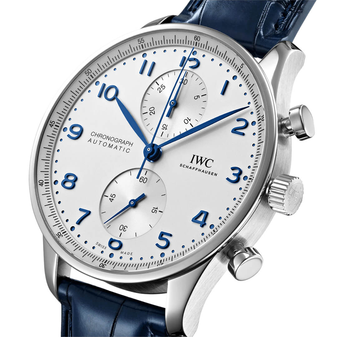 IWC Portugieser Chronograph IW371605 Shop now in Canberra, Perth, Sydney, Sydney Barangaroo, Melbourne, Melbourne Airport & Online