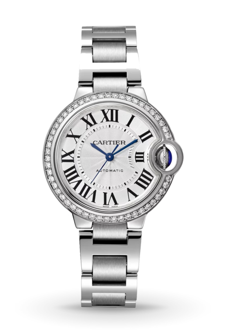 Cartier women's blue watch hotsell