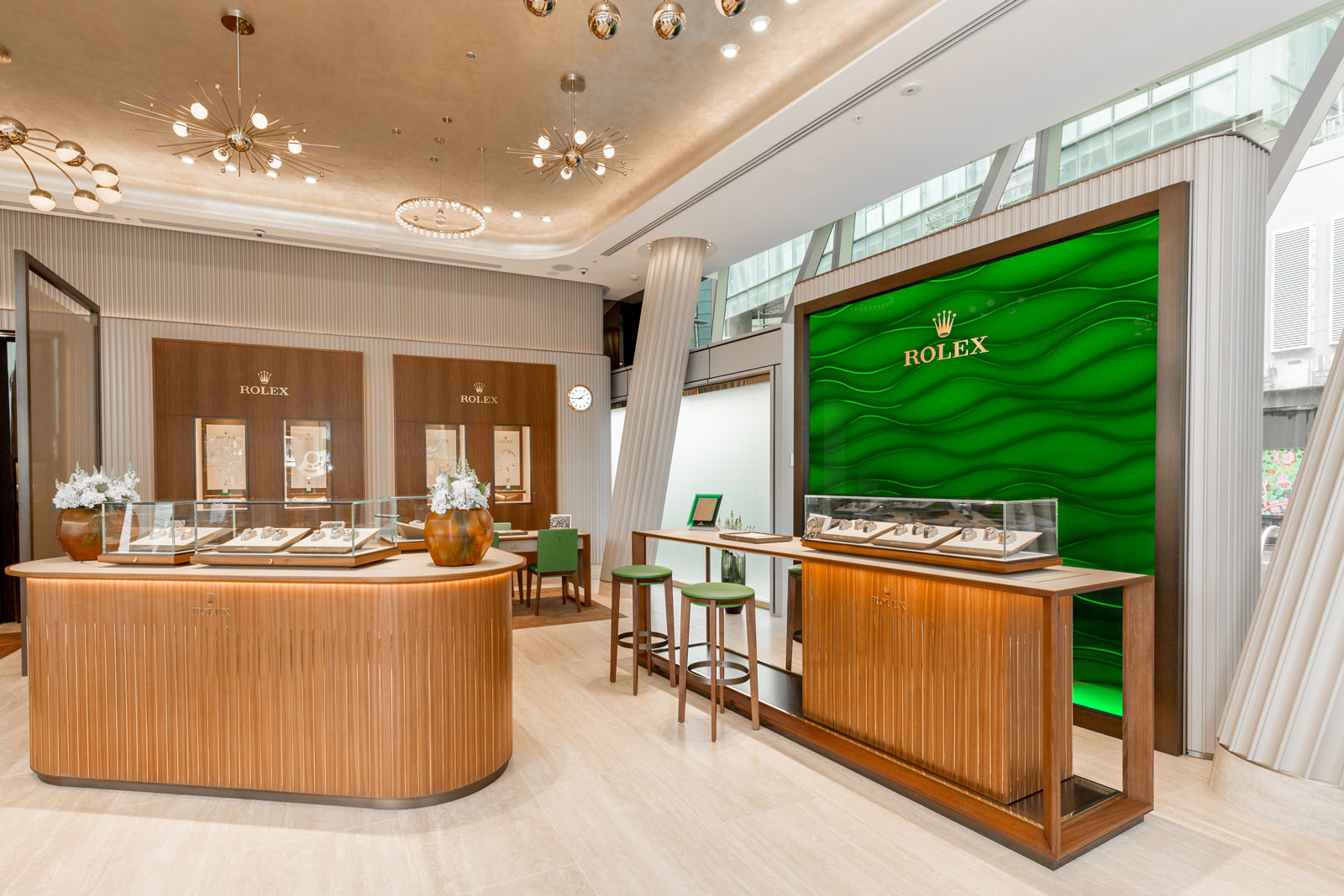 Watches of Switzerland Crown Sydney Barangaroo Rolex Section