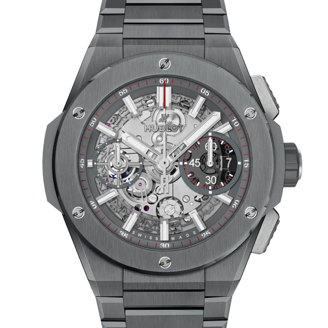 HUBLOT Big Bang Integral Grey Ceramic 451.FX.6923.FX Shop HUBLOT now in Melbourne Airport, Perth, Sydney and Sydney Barangaroo.