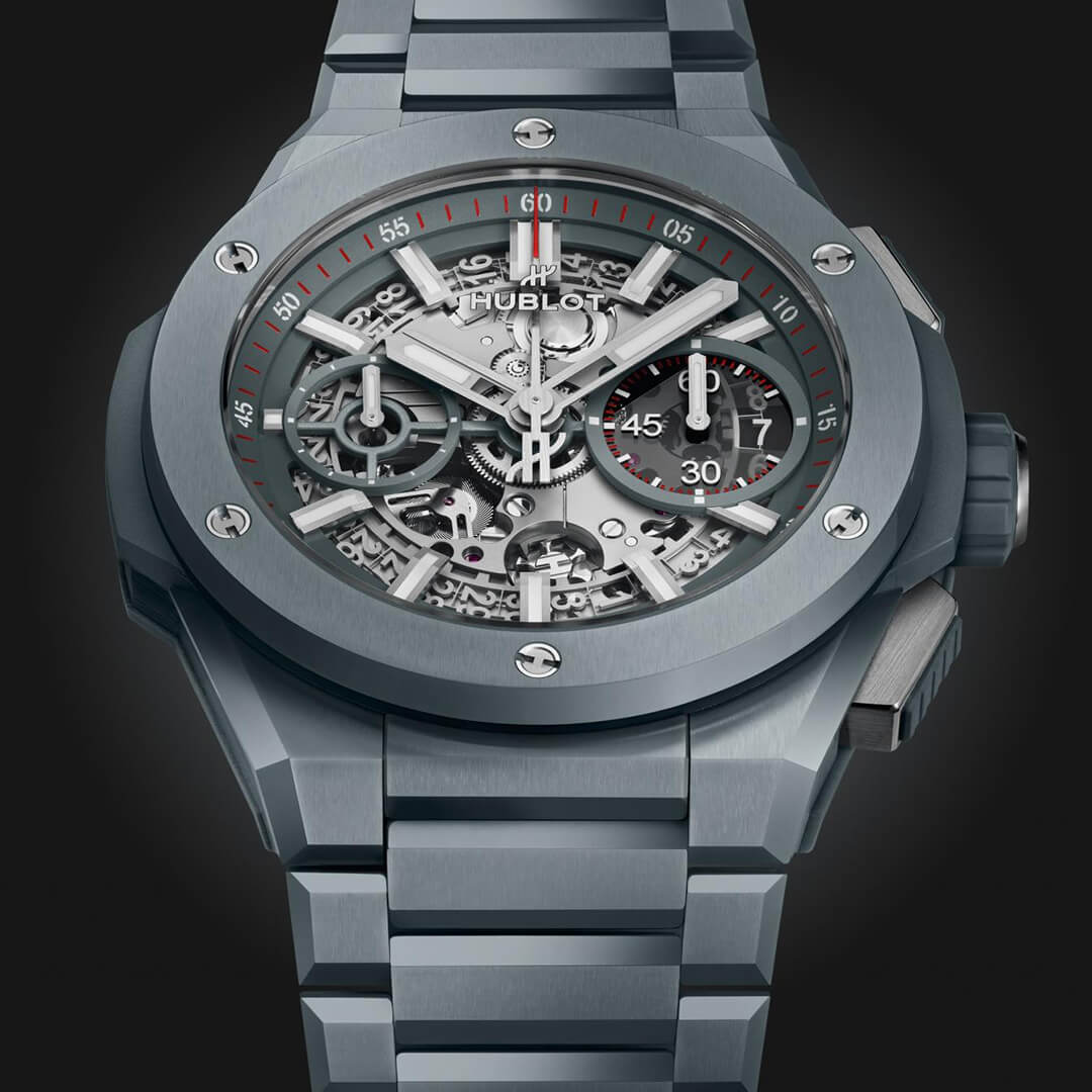 HUBLOT Big Bang Integral Grey Ceramic 451.FX.6923.FX Shop HUBLOT now in Melbourne Airport, Perth, Sydney and Sydney Barangaroo.