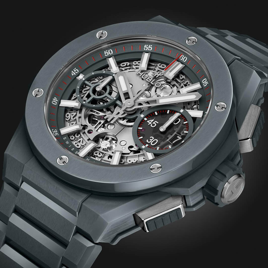 HUBLOT Big Bang Integral Grey Ceramic 451.FX.6923.FX Shop HUBLOT now in Melbourne Airport, Perth, Sydney and Sydney Barangaroo.