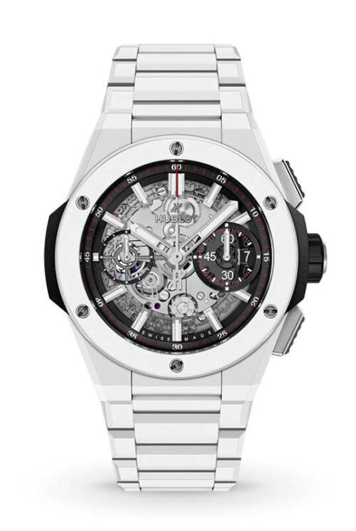 HUBLOT Bang Integral White Ceramic 451.HX.1123.HX Shop HUBLOT now in Melbourne Airport, Perth, Sydney and Sydney Barangaroo.