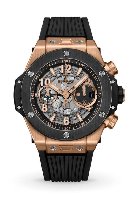 HUBLOT Big Bang Unico King Gold Ceramic 421.OM.1180.RX Shop HUBLOT at Watches of Switzerland Perth, Sydney and Melbourne Airport.