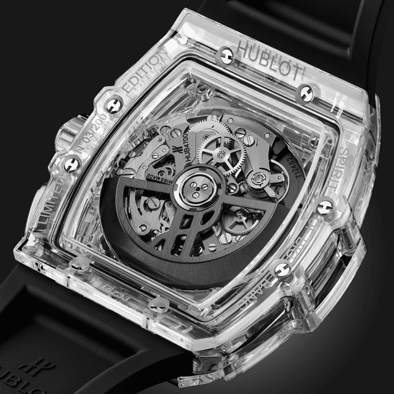 HUBLOT Spirit Of Big Bang Magic Sapphire 642.JX.0170.RX Shop HUBLOT at Watches of Switzerland Perth, Sydney and Melbourne Airport.