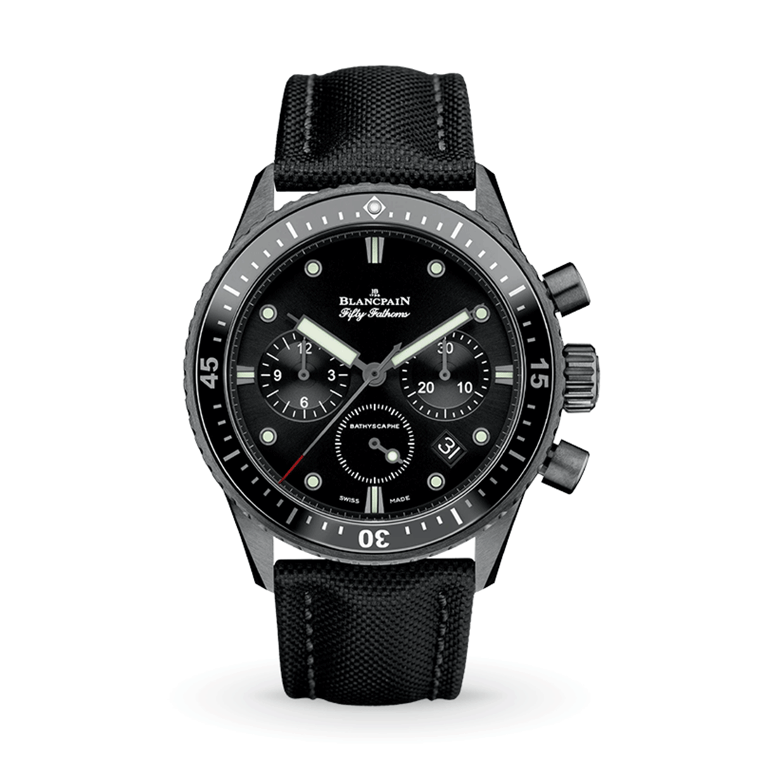 Blancpain fifty fathoms bathyscaphe chronograph flyback best sale