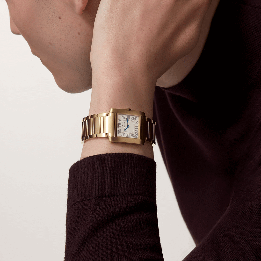 Cartier Tank Française Watch WGTA0113 Shop Cartier now at Watches of Switzerland Melbourne, Melbourne Airport, Sydney, Sydney Barangaroo, Perth, Canberra and Online.