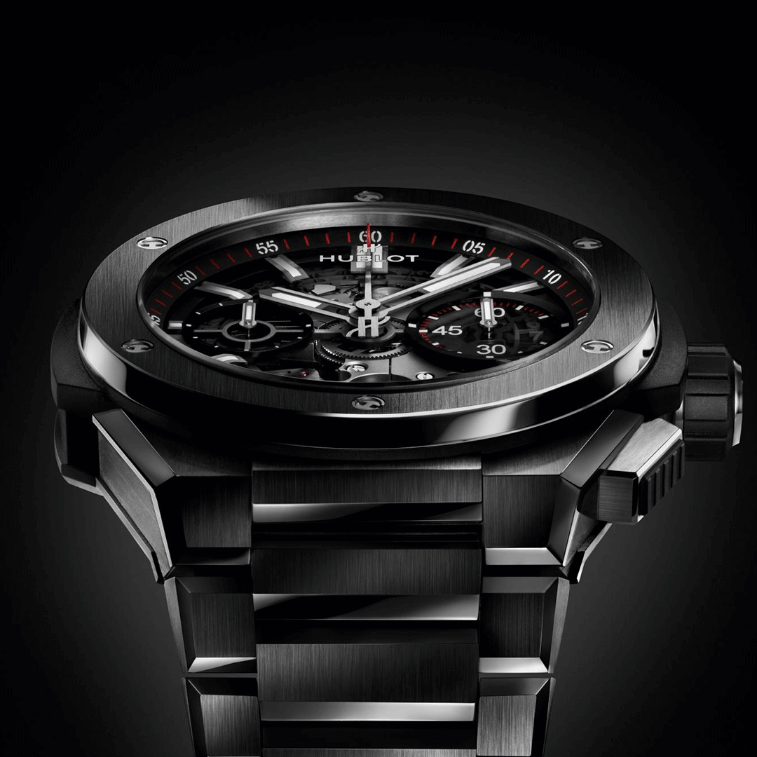 Hublot Big-Bang Integrated Black Magic 451.CX.1170.CX Shop HUBLOT at Watches of Switzerland Perth, Sydney and Melbourne Airport.