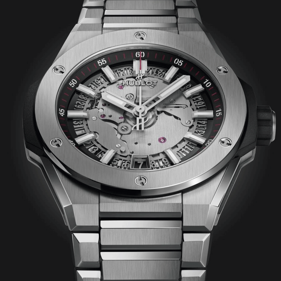 Hublot Big Bang Integrated Time Only Titanium 456.NX.0170.NX Shop HUBLOT at Watches of Switzerland Perth, Sydney and Melbourne Airport.