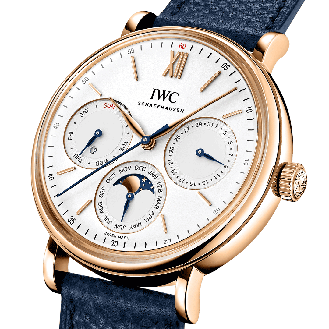 IWC Portofino Perpetual IW344602 Shop IWC Schaffhausen at Watches of Switzerland Melbourne, Melbourne Airport, Barangaroo, Sydney, Perth, Canberra and Online.