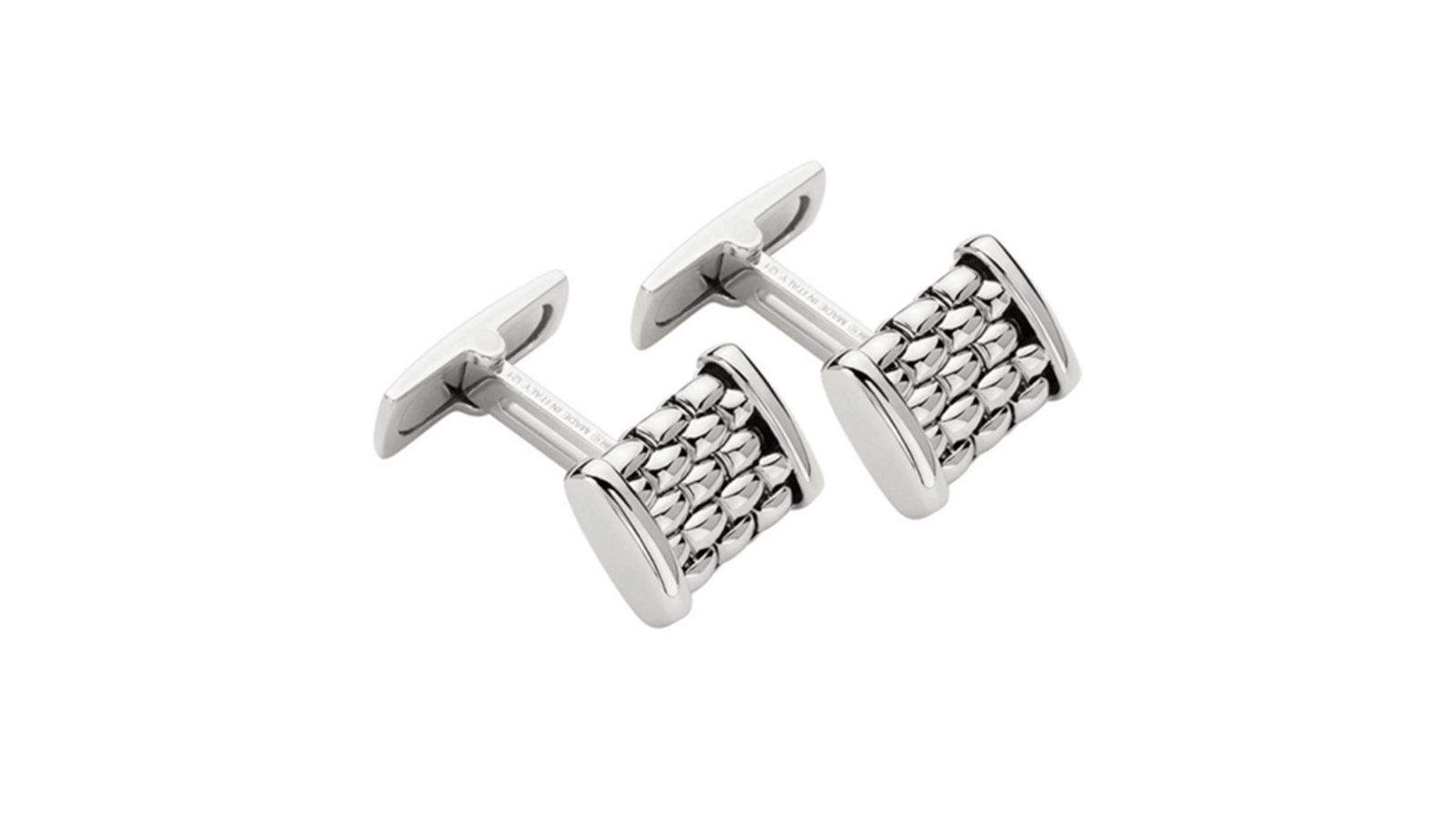 Panorama White Gold Cufflinks