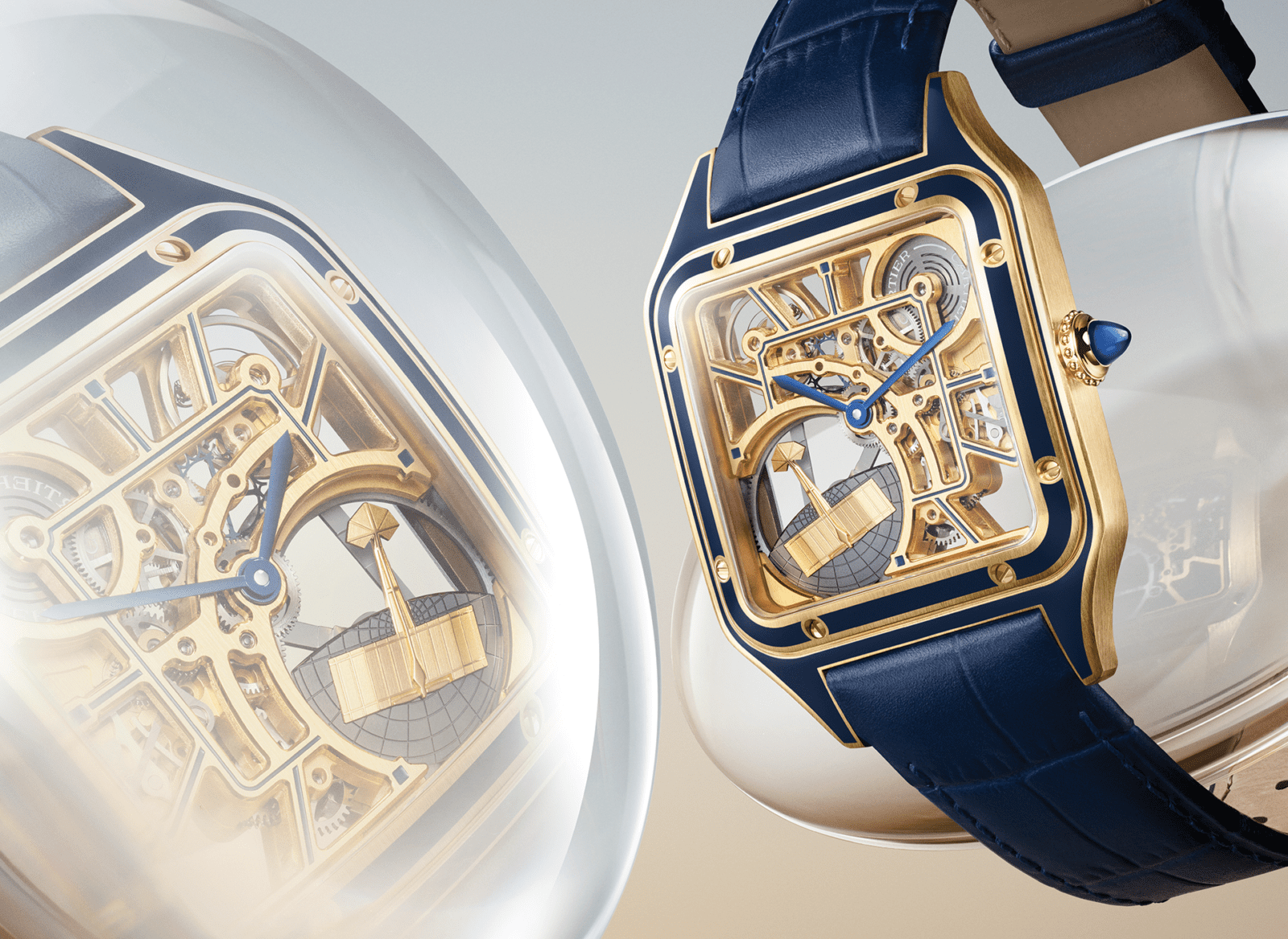 Cartier globe watch hotsell