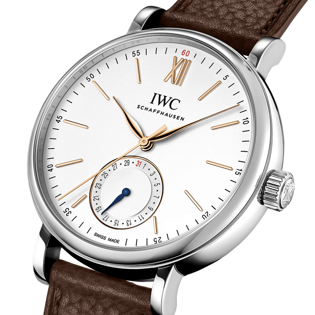 IWC Portofino Pointer Date IW359201 Shop IWC Schaffhausen at Watches of Switzerland Melbourne, Melbourne Airport, Barangaroo, Sydney, Perth, Canberra and Online.