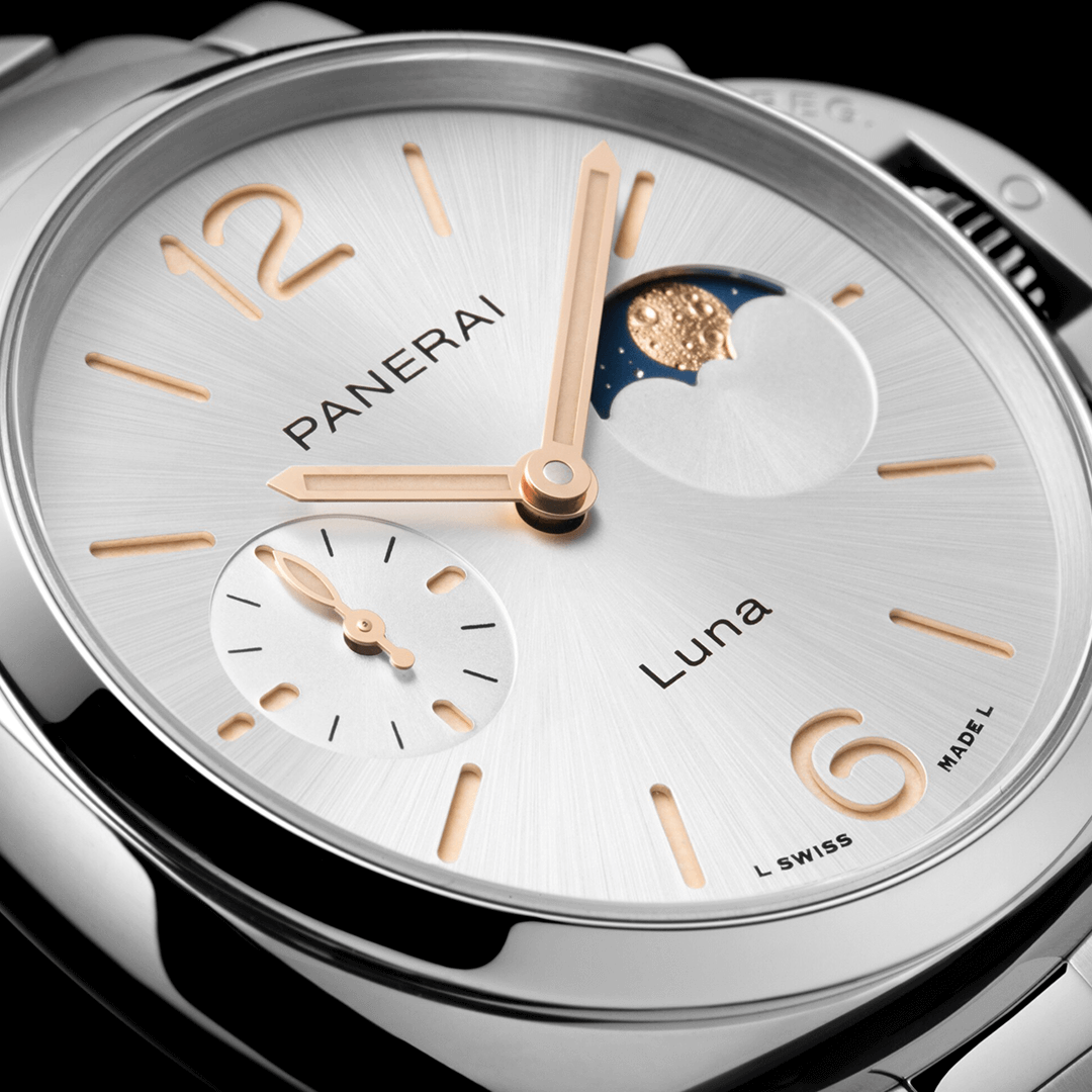 Panerai Luminor Due Luna PAM01301 Shop Panerai at Watches of Switzerland Sydney, Barangaroo, Perth Boutiques and Online.