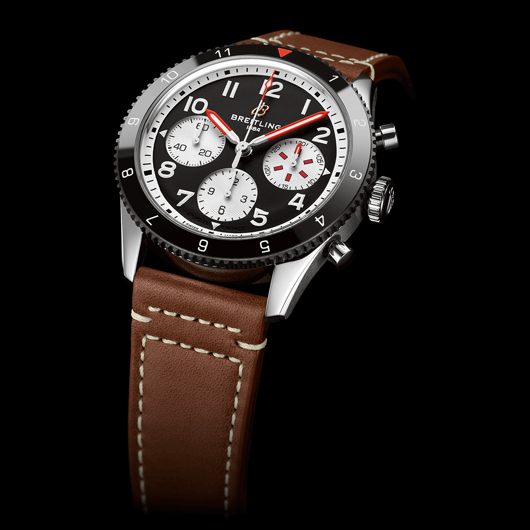 Breitling Classic AVI Chronograph 42 Mosquito Y233801A1B1X1 Shop Breitling at Watches of Switzerland Perth, Canberra, Sydney, Sydney Barangaroo, Melbourne, Melbourne Airport and Online.