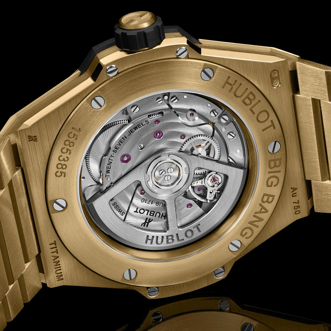 Hublot Big Bang Integrated Time Only Yellow Gold 456.VX.0130.VX Shop HUBLOT now at Watches of Switzerland Perth, Sydney and Melbourne Airport.