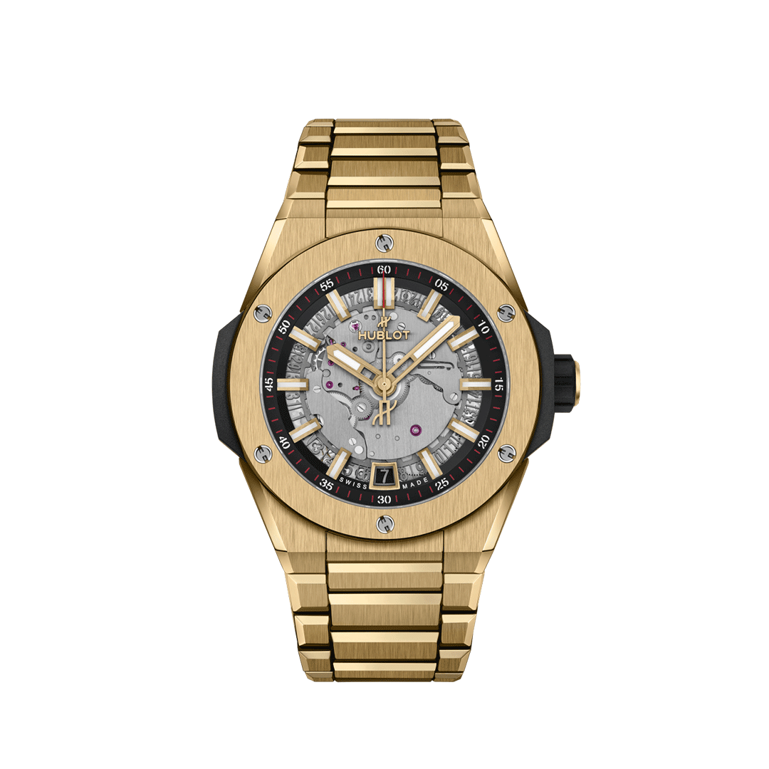 Hublot Big Bang Integrated Time Only Yellow Gold 456.VX.0130.VX Shop HUBLOT now at Watches of Switzerland Perth, Sydney and Melbourne Airport.