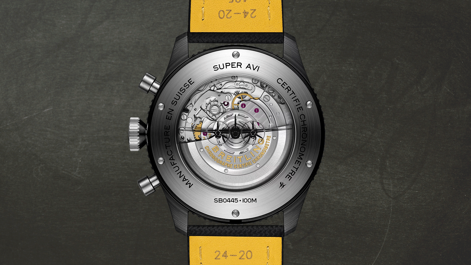 Breitling Classic AVI Chronograph GMT 46 Mosquito Night Fighter SB04451A1B1X1