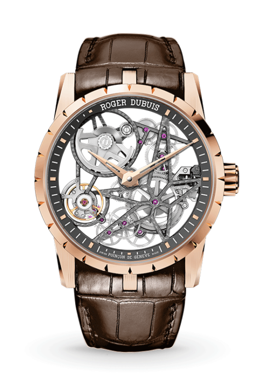 ROGER DUBUIS EXCALIBUR PINK GOLD 42MM DBEX0422 Shop Roger Dubuis at Watches of Switzerland