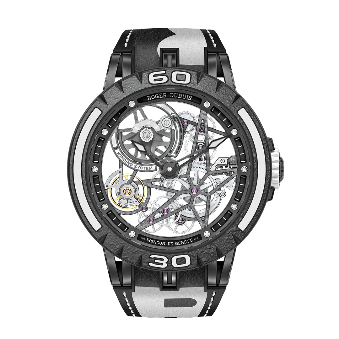 ROGER DUBUIS EXCALIBUR SPIDER PIRELLI BLACK DLC TITANIUM 45MM DBEX0826 Shop Roger Dubuis at Watches of Switzerland