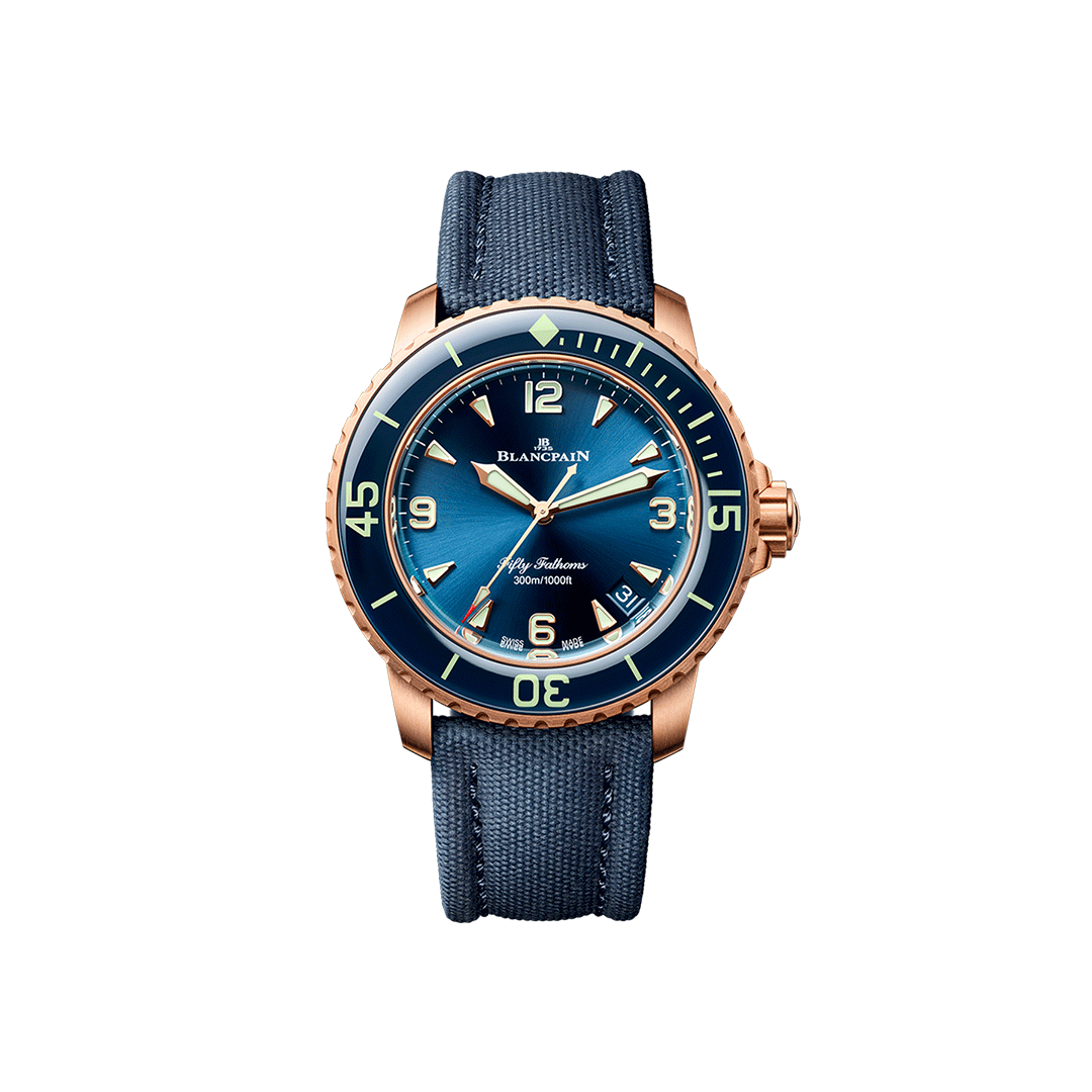 Blancpain blue fifty fathoms best sale