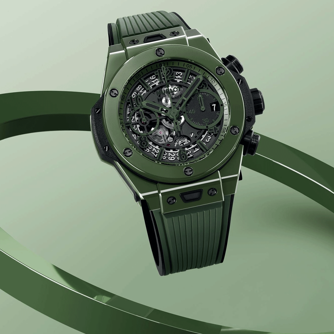 HUBLOT Big Bang Unico Dark Green Ceramic 441.GX.5210.RX