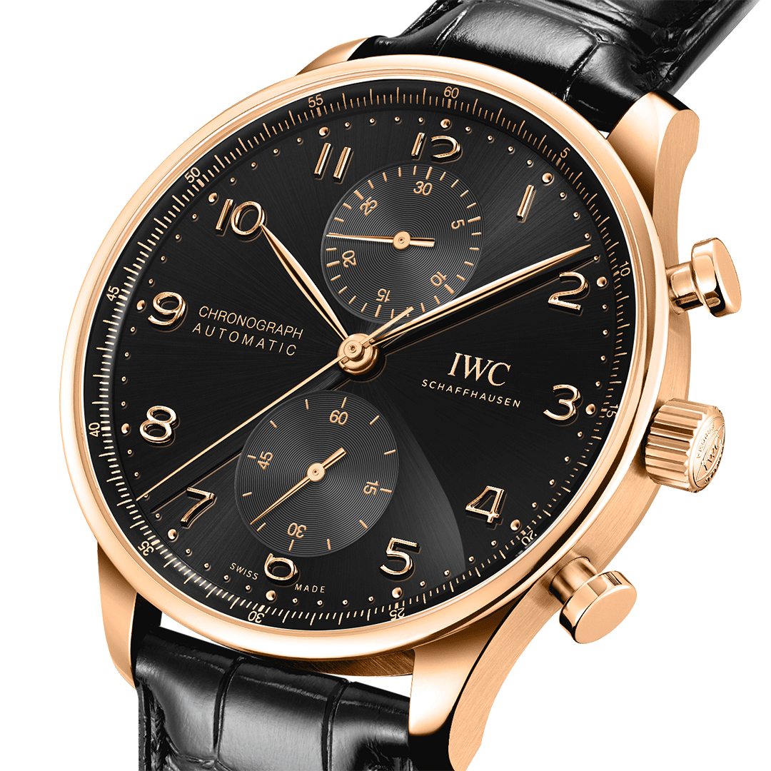 Iwc gold chronograph hotsell