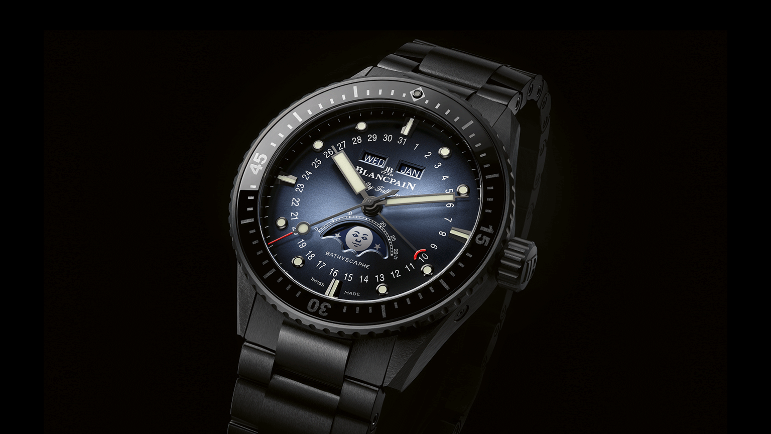 Blancpain Fifty Fathoms Bathyscaphe Quantième Complet 5054-0140-01S