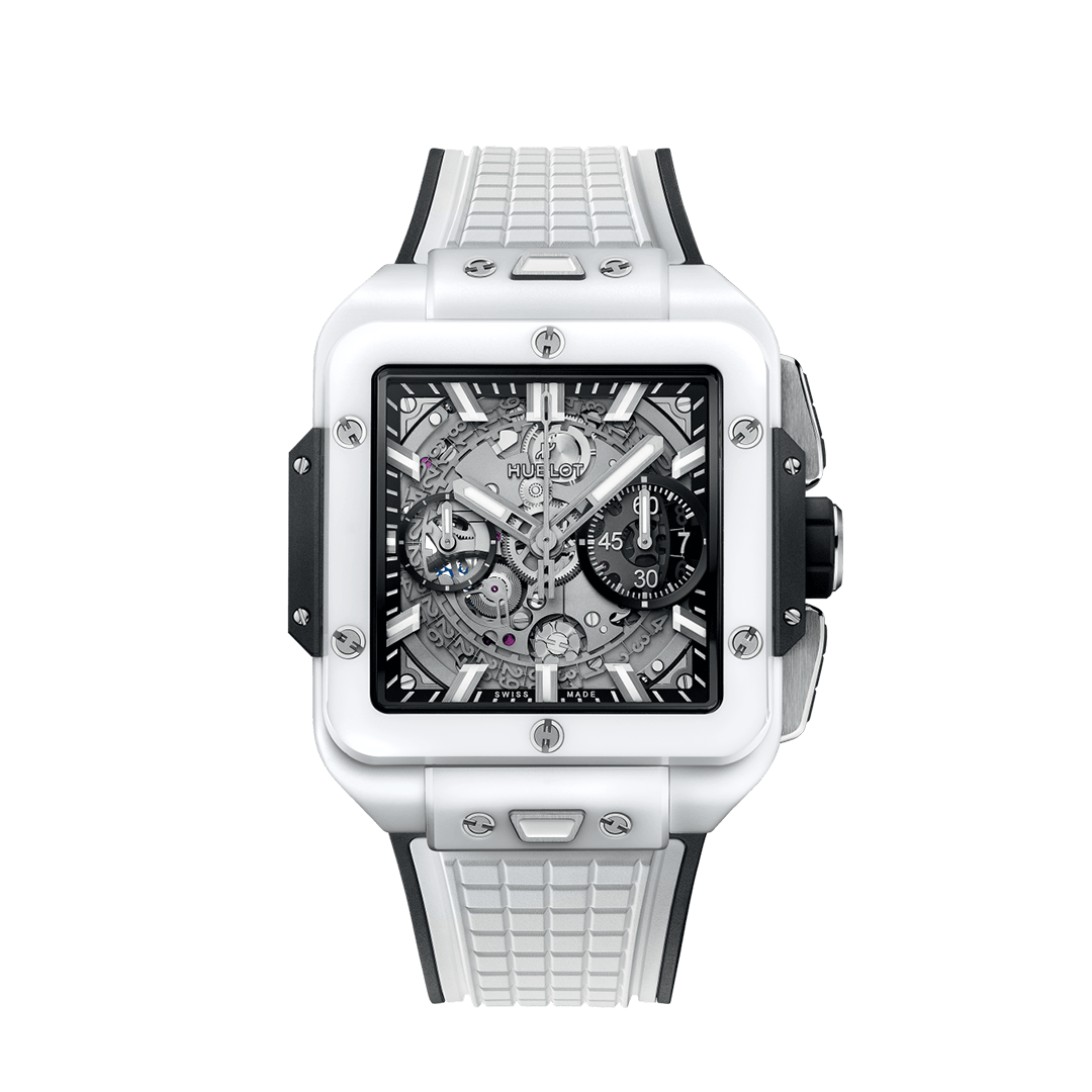 HUBLOT Square Bang Unico White Ceramic 821.HX.0170.RX