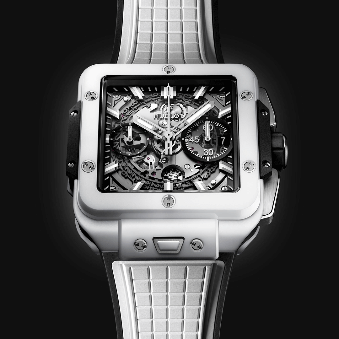 HUBLOT Square Bang Unico White Ceramic 821.HX.0170.RX