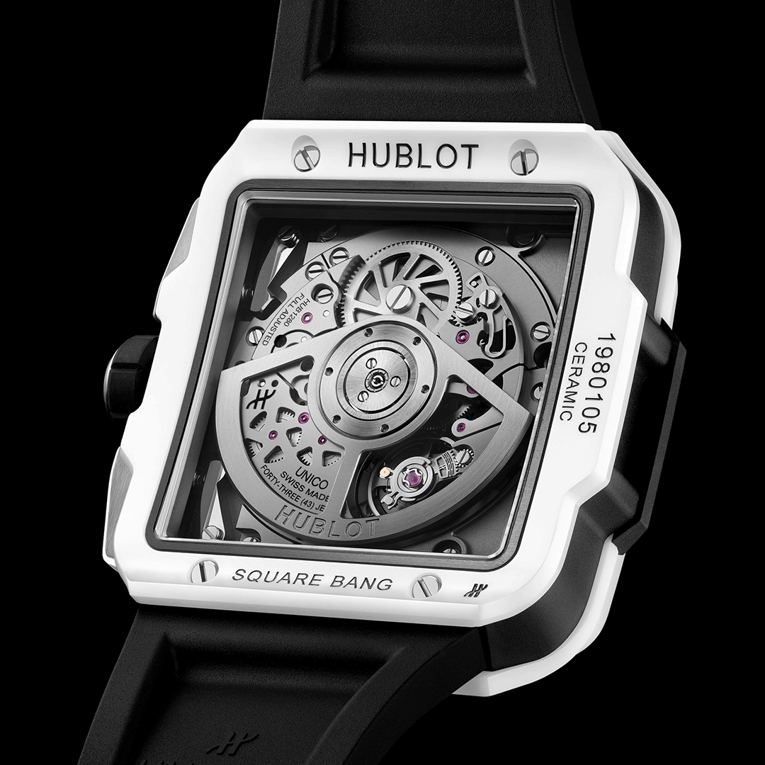 HUBLOT Square Bang Unico White Ceramic 821.HX.0170.RX