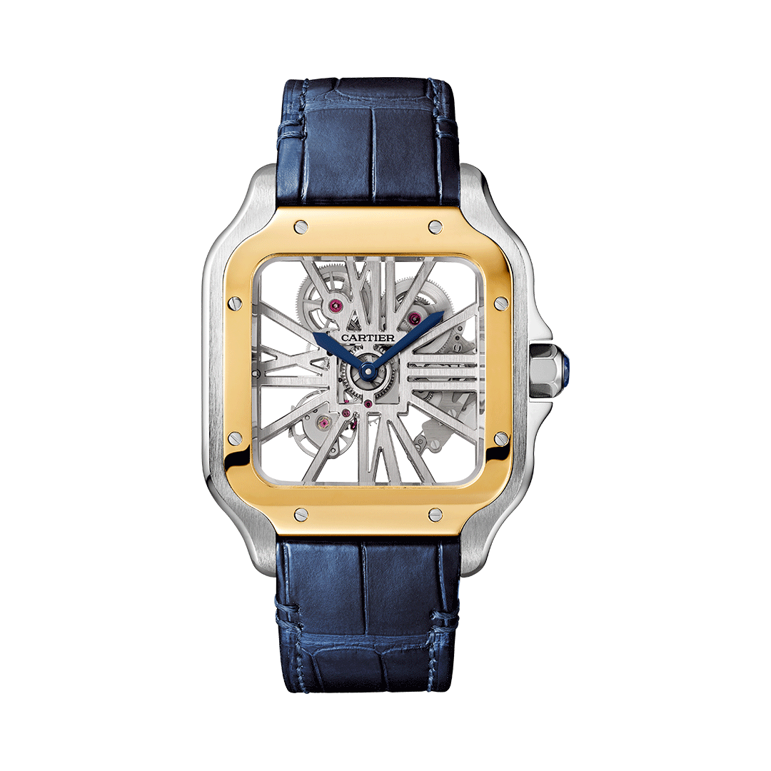 Cartier santos dumont skeleton best sale