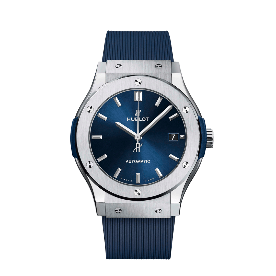 HUBLOT Classic Fusion Titanium Blue 45 mm 511.NX.7170.RX