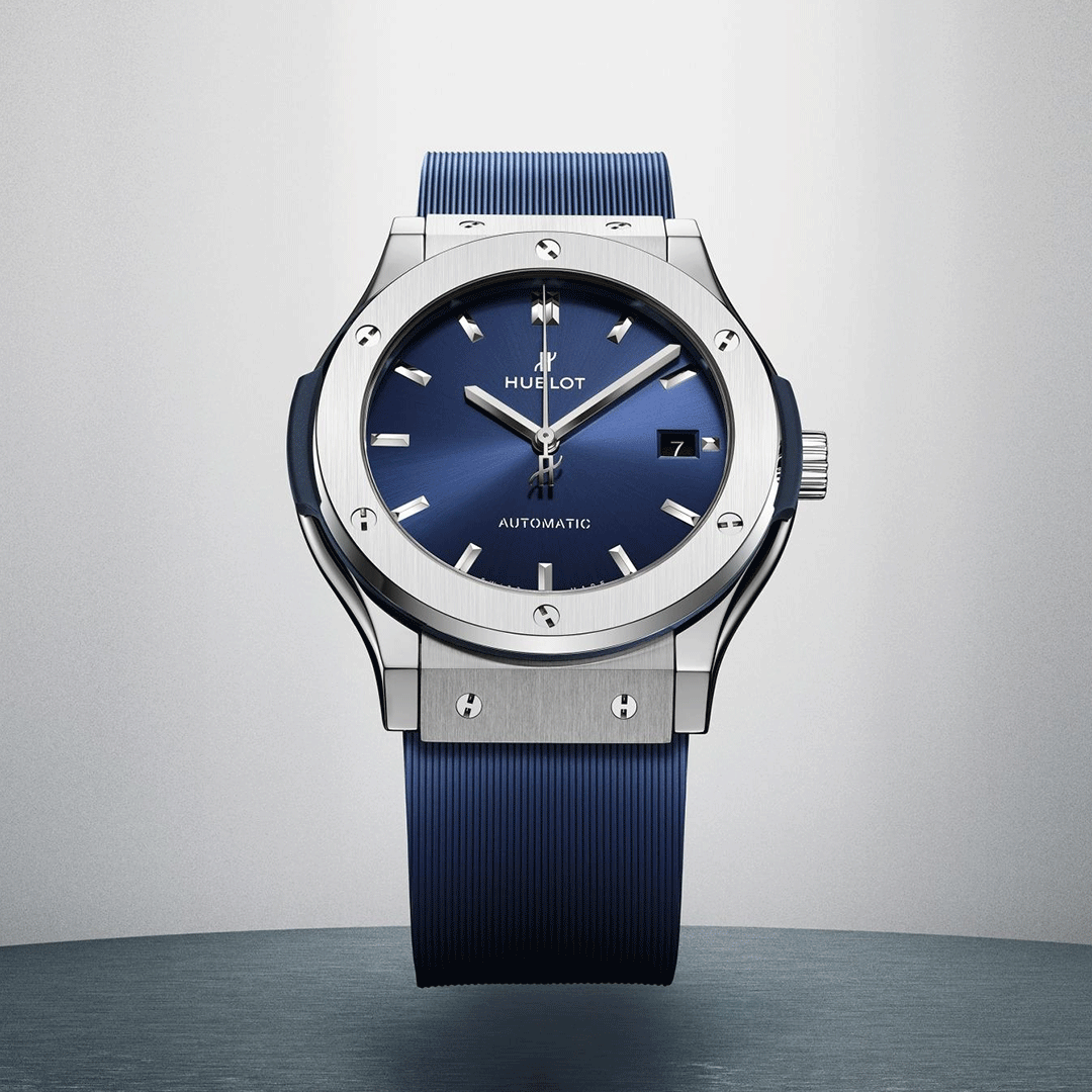 HUBLOT Classic Fusion Titanium Blue 45 mm 511.NX.7170.RX